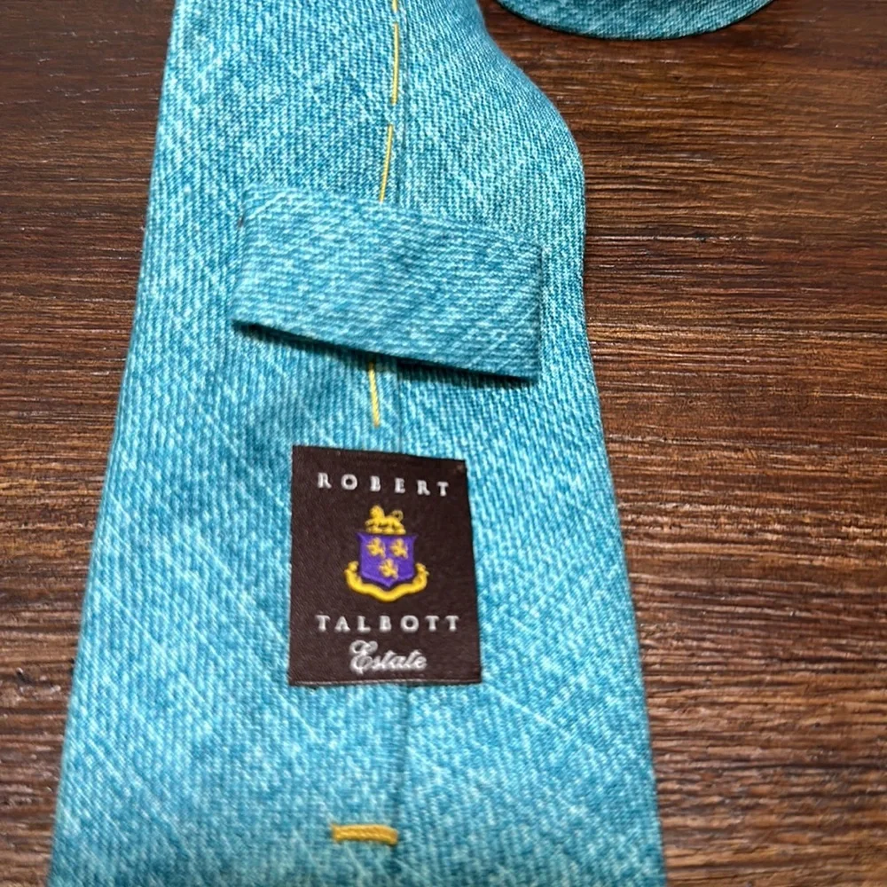 Robert Talbott Estate tie 100% linen new never worn